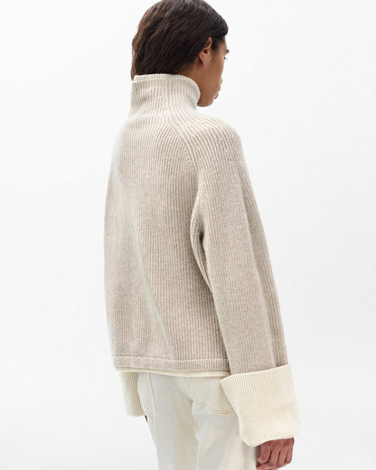 Ilaria Wool Turtleneck - Oat