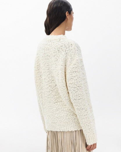 Luisa Scarf Sweater - Ivory