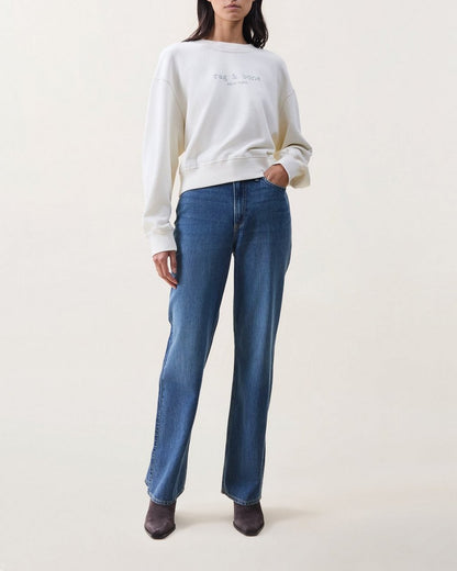 Logo Terry Sweatshirt - Chalk