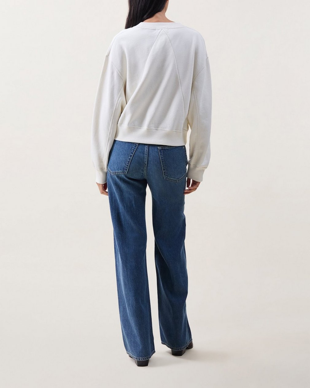 Logo Terry Sweatshirt - Chalk