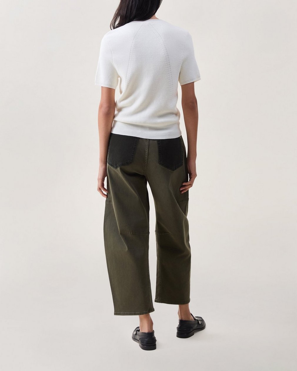 Michal Short-Sleeve Cardigan - Chalk