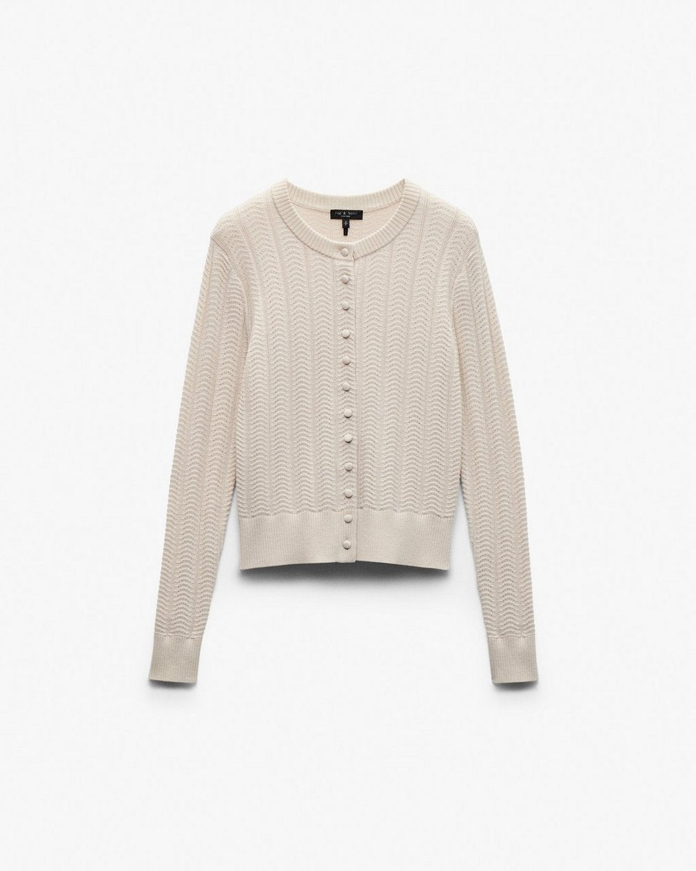 Francesca Wool-Blend Cardigan - Oatmeal