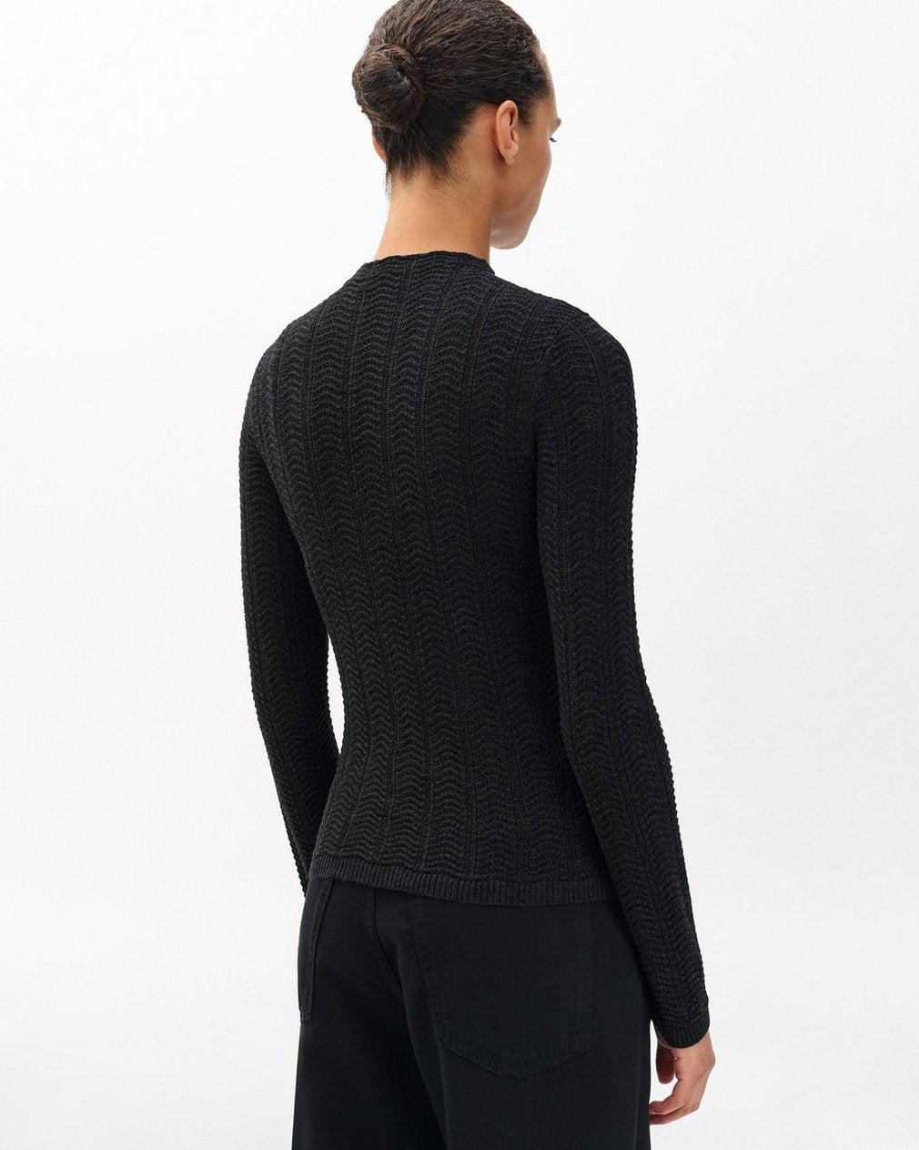 Francesca Merino Wool Turtleneck - Charcoal