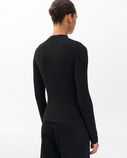 Francesca Merino Wool Turtleneck - Charcoal
