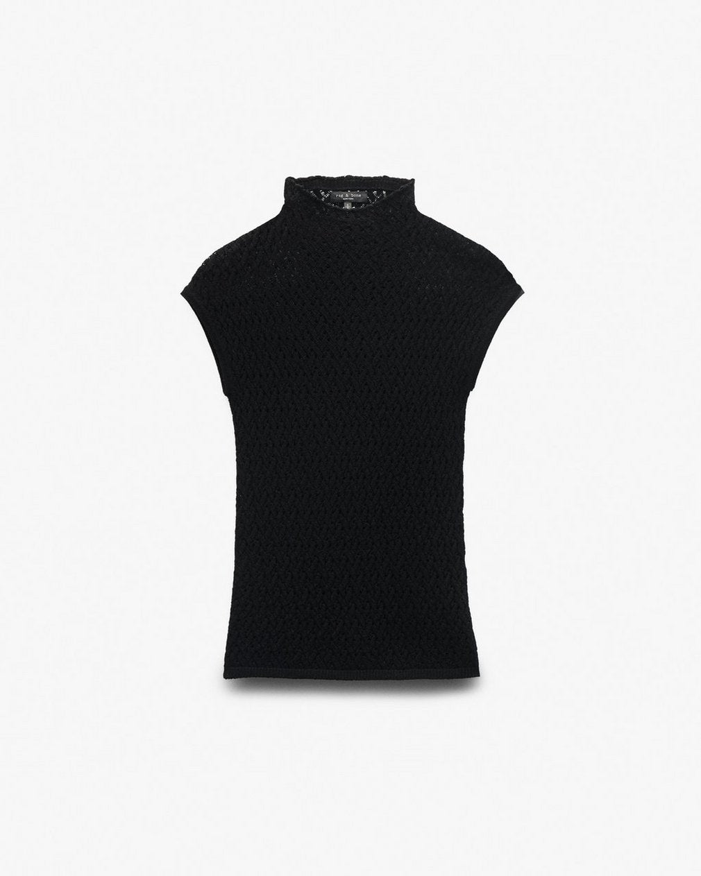 Tana Merino Wool Knit Top - Black
