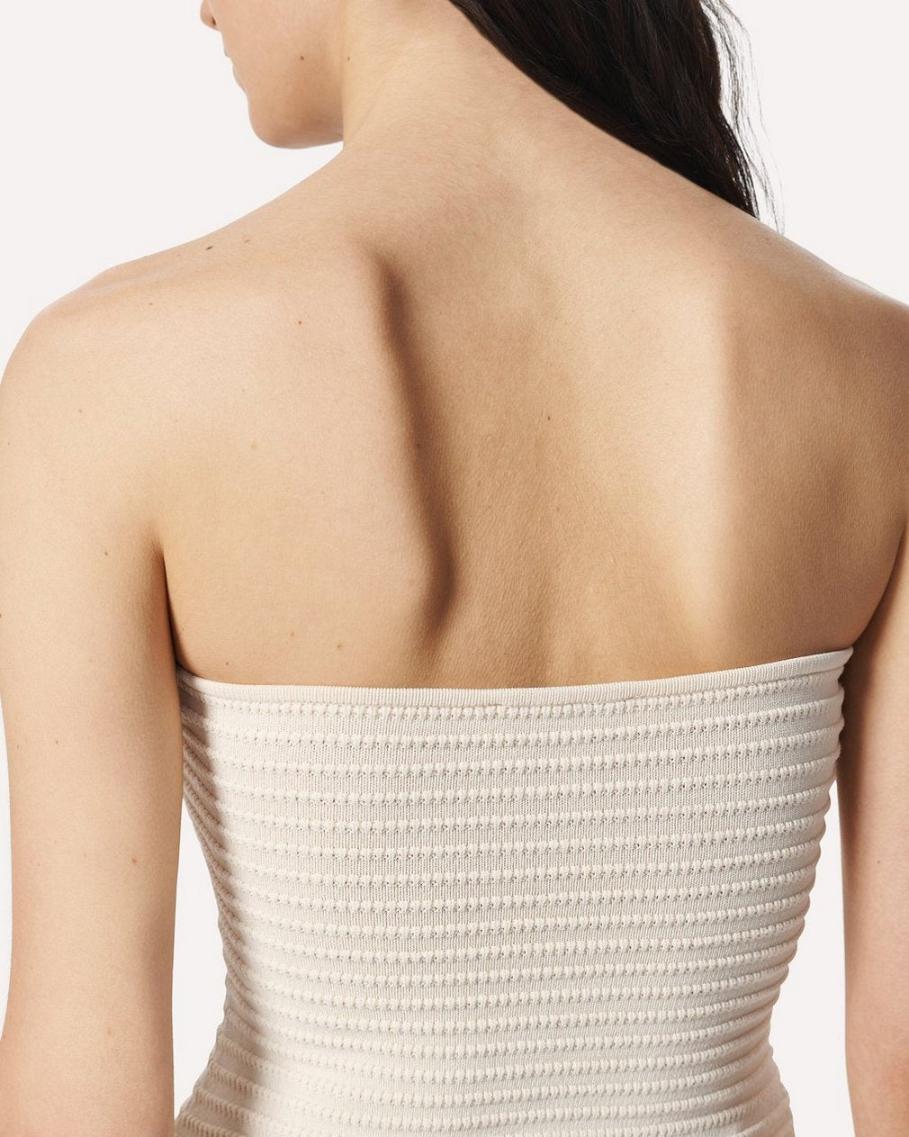 River Twist Tube Top - Turtledove