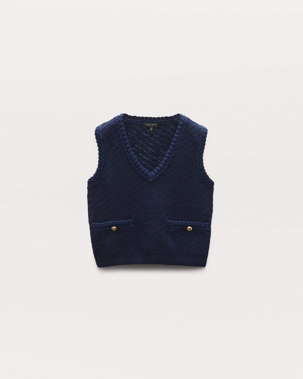 Claire Knit Vest - Indigo