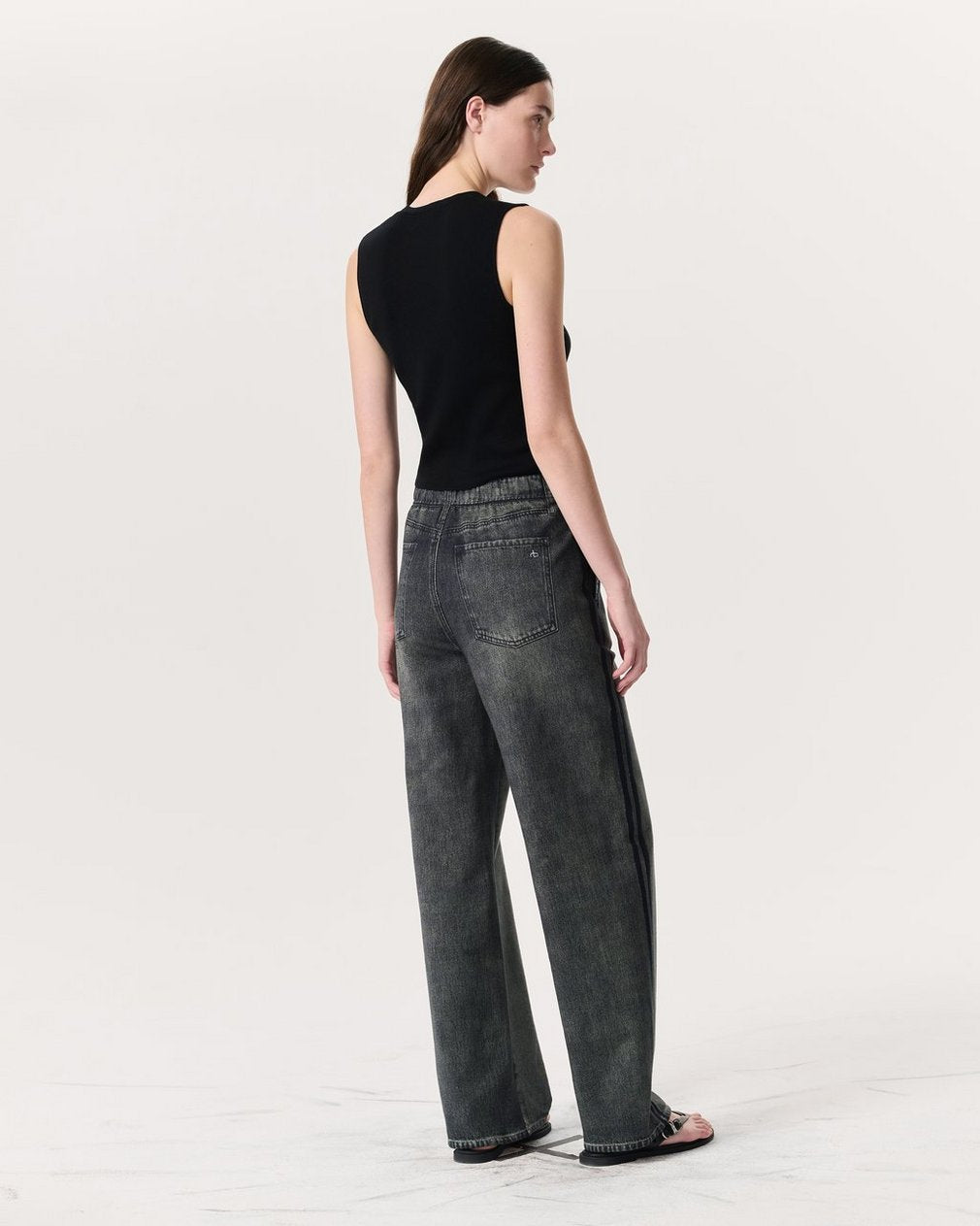 Ella Merino Wool-Blend Sweater Vest - Black