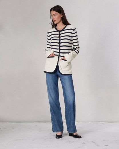 Nancy Wool Cardigan - Ivory
