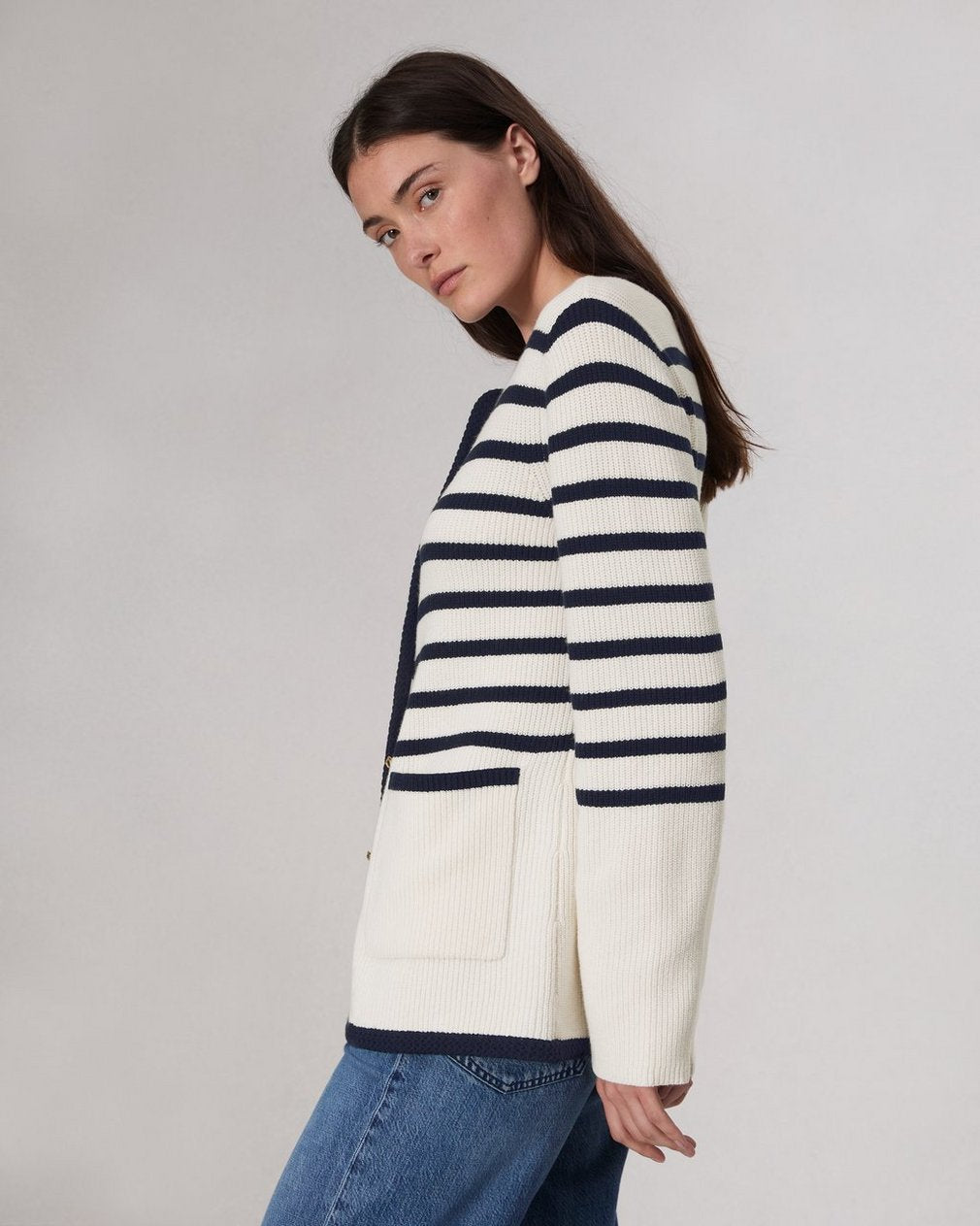 Nancy Wool Cardigan - Ivory