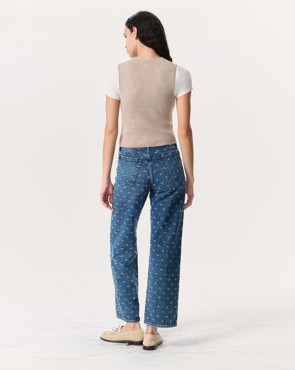 Ella Merino Wool-Blend Sweater Vest - Dark Taupe