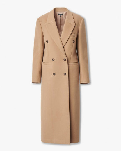 Vienna Italian Wool Coat - Camel
