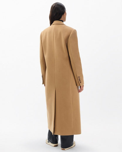 Vienna Italian Wool Coat - Camel