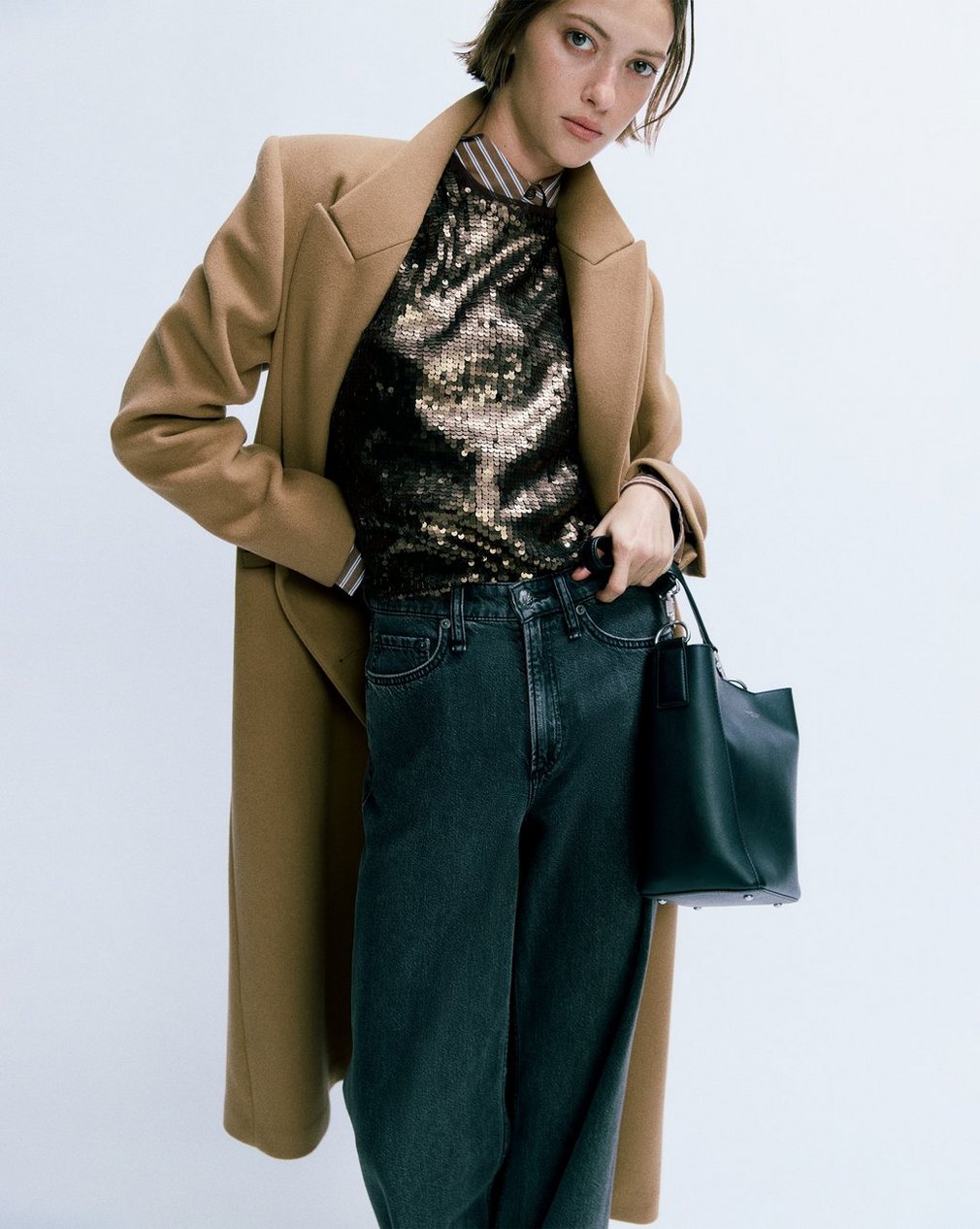 Vienna Italian Wool Coat - Camel