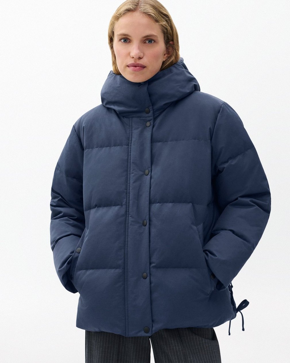 Leonard Puffer Jacket - Navy