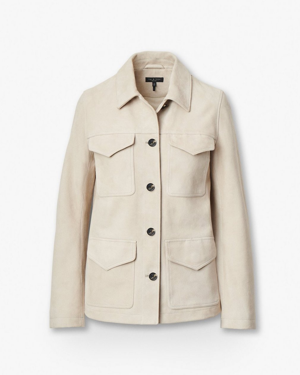 Kara Suede Jacket - Stone