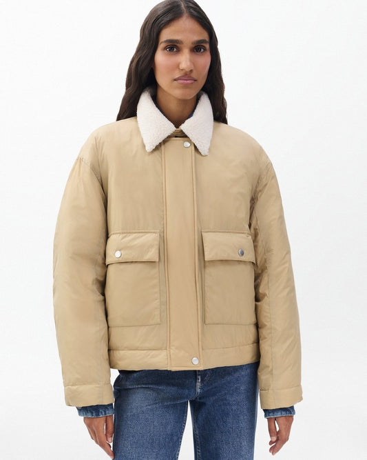 Nonie Puffer Jacket - Khaki