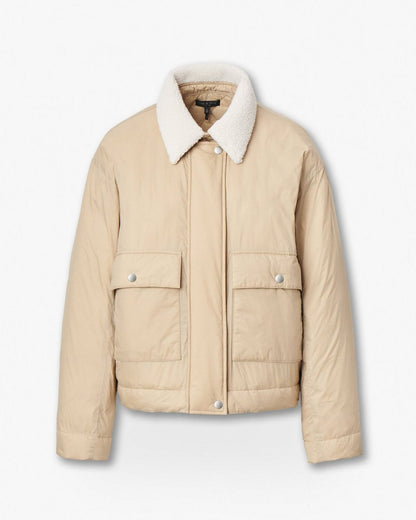 Nonie Puffer Jacket - Khaki