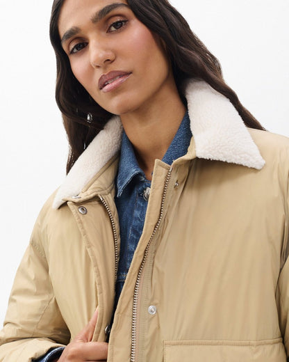 Nonie Puffer Jacket - Khaki