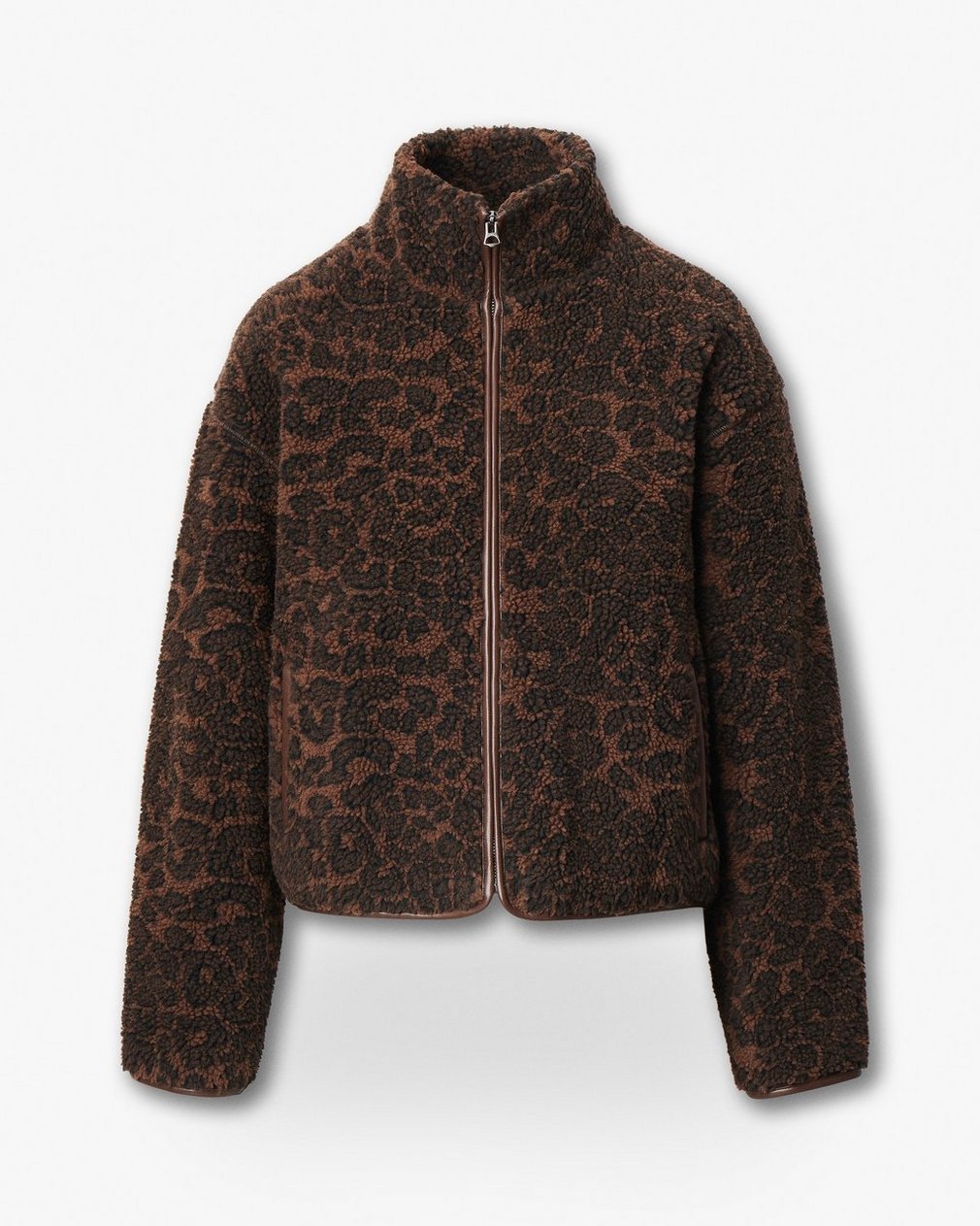Sun Leopard Sherpa Jacket - Leopard