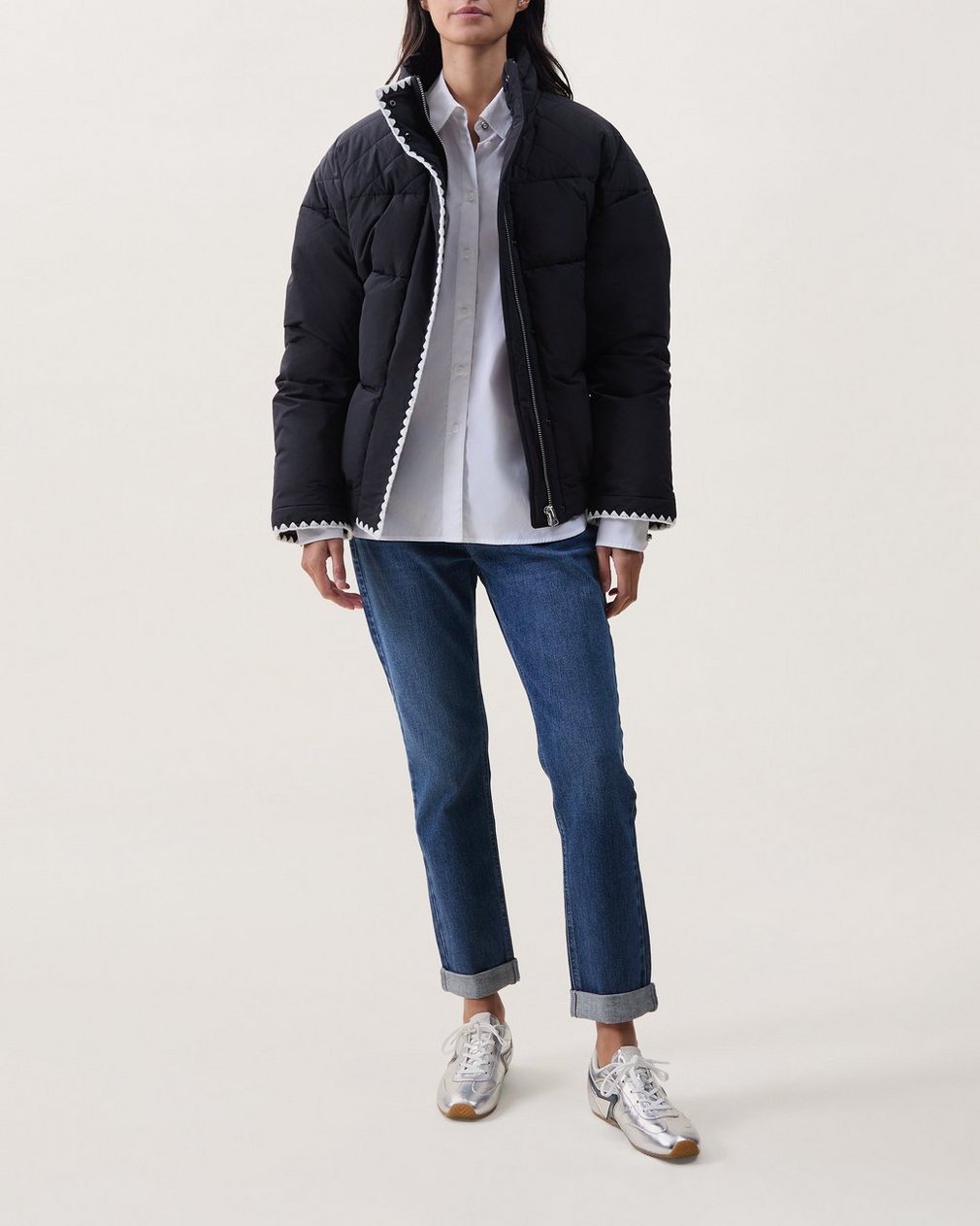 Isabella Puffer Jacket - Black
