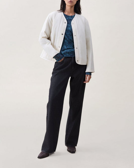 Ellen Quilted Liner Jacket - Ivory