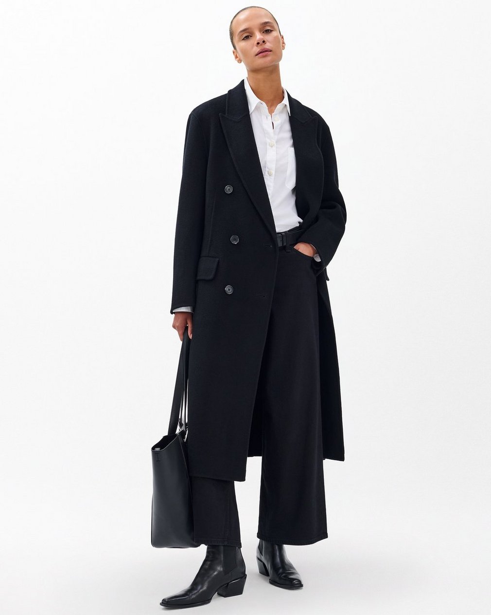 Vasso Wool Coat - Black