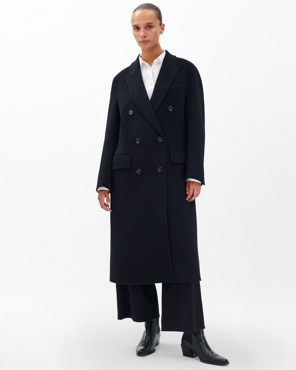 Vasso Wool Coat - Black