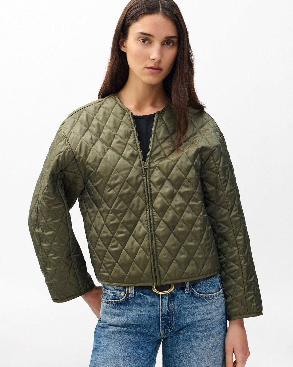 Nonie 2-in-1 Cotton Jacket - Olive