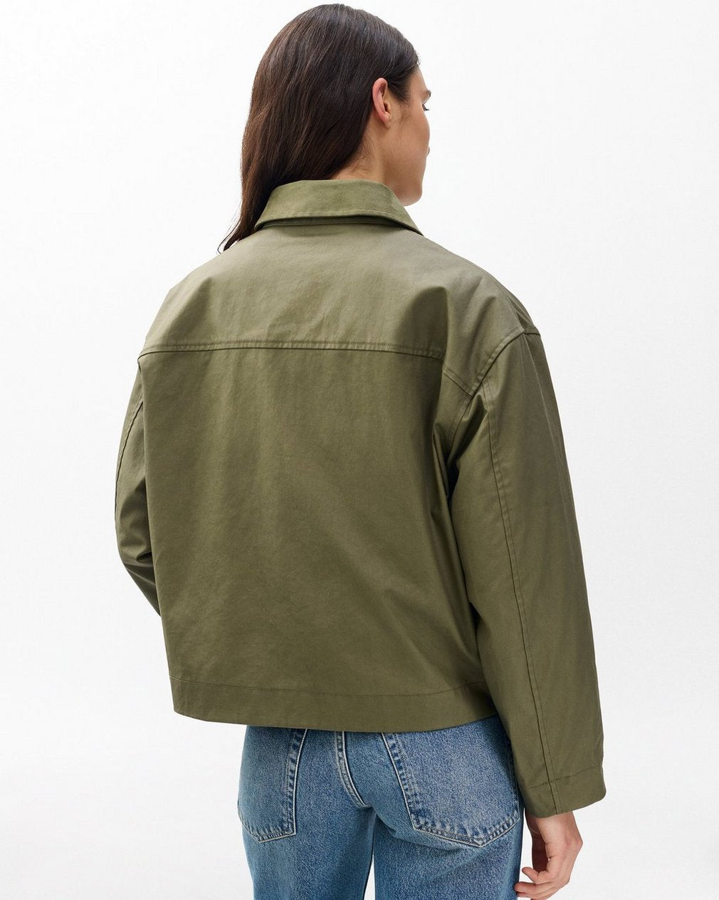 Nonie 2-in-1 Cotton Jacket - Olive
