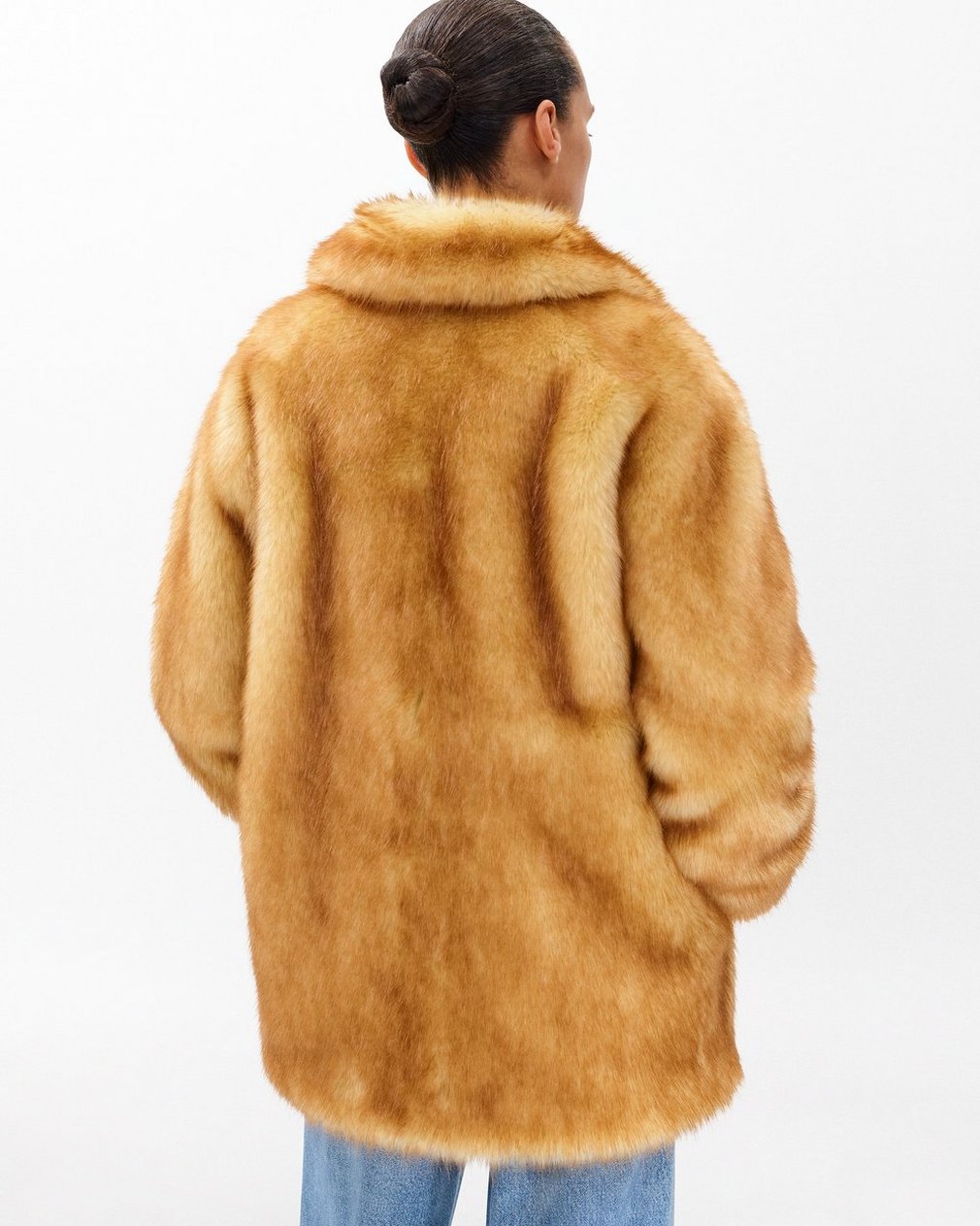 Brenna Faux Fur Jacket - Brown