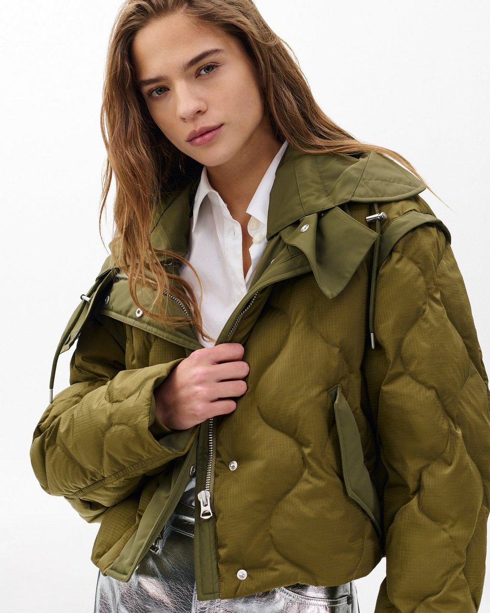 Taki Convertible Jacket - Olive