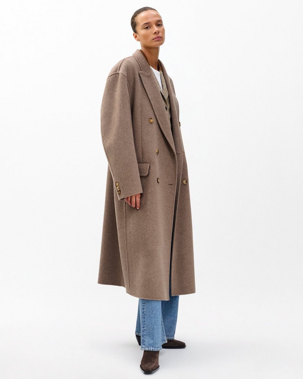 Vasso Wool Coat - Taupe