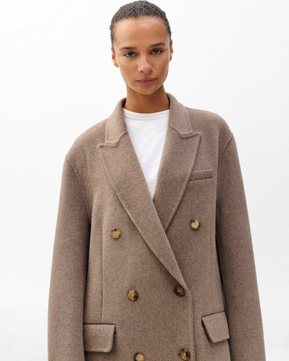 Vasso Wool Coat - Taupe