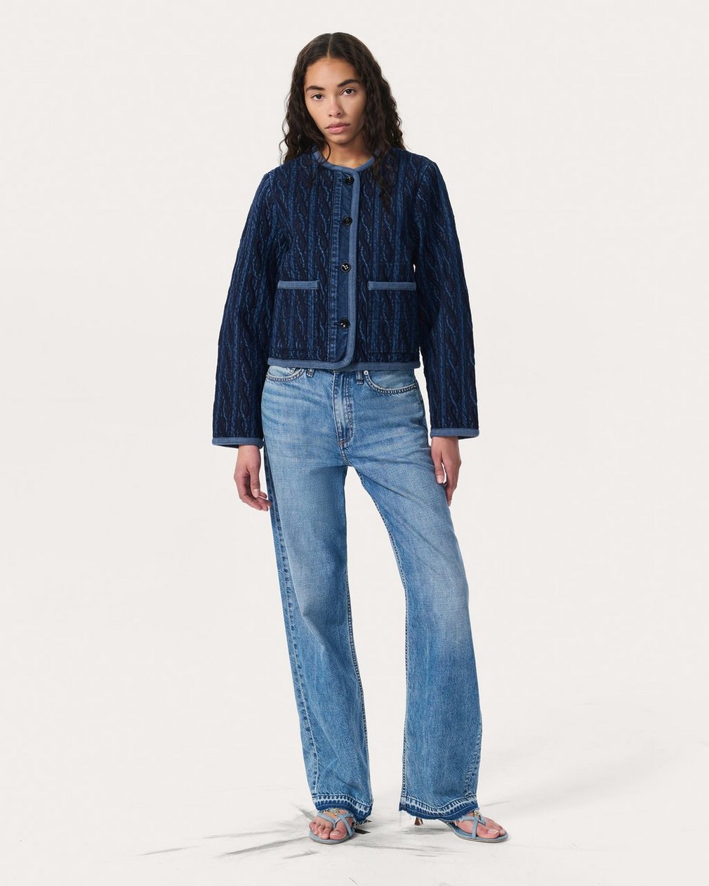 Carter Denim Liner - Blue