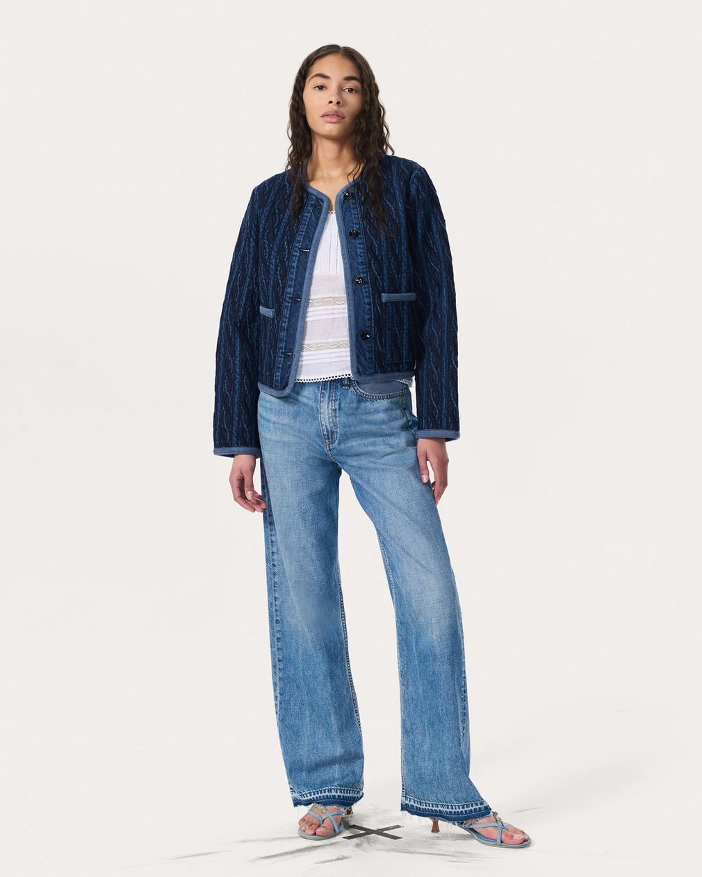 Carter Denim Liner - Blue