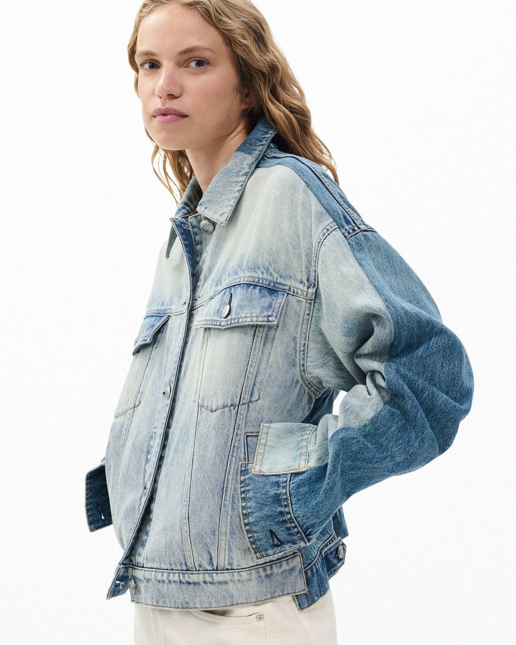 Ryan Denim Trucker Jacket - York Spliced