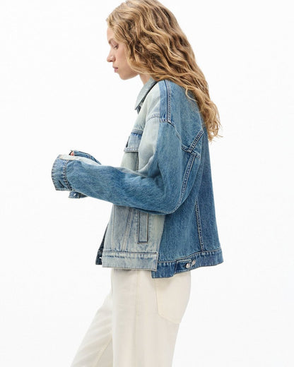Ryan Denim Trucker Jacket - York Spliced