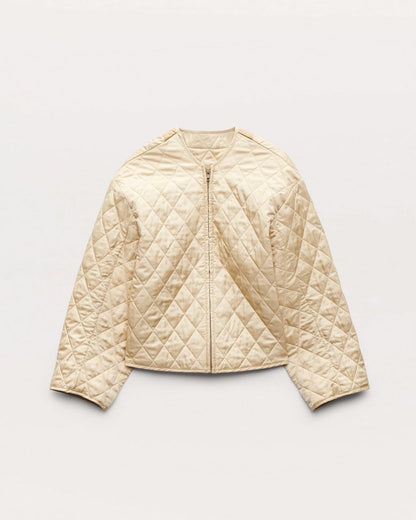 Nonie 2-in-1 Cotton Twill Jacket - Beige