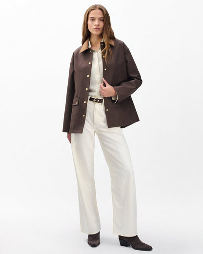 Cassidy Cotton Jacket - Brown