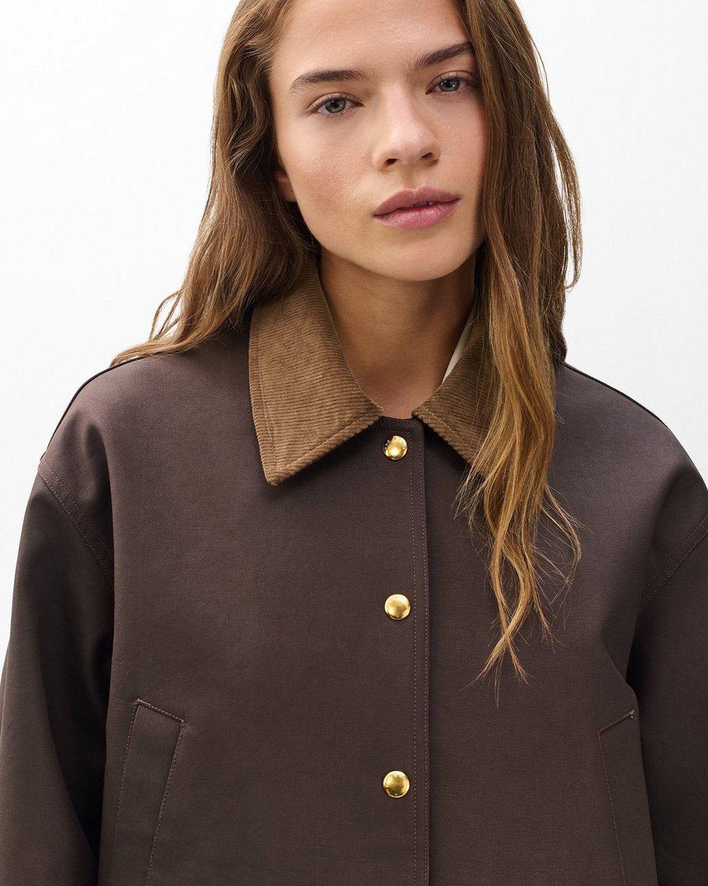 Cassidy Cotton Jacket - Brown