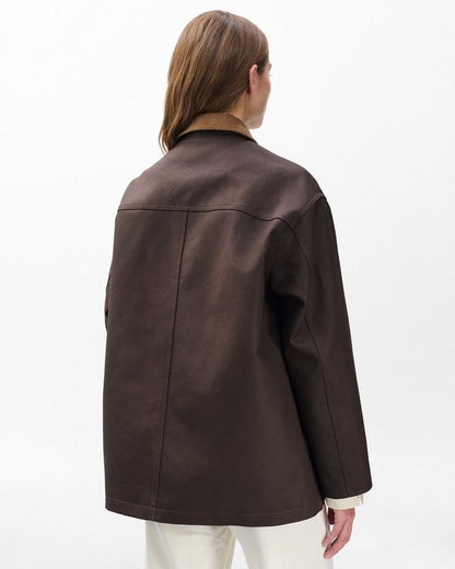 Cassidy Cotton Jacket - Brown
