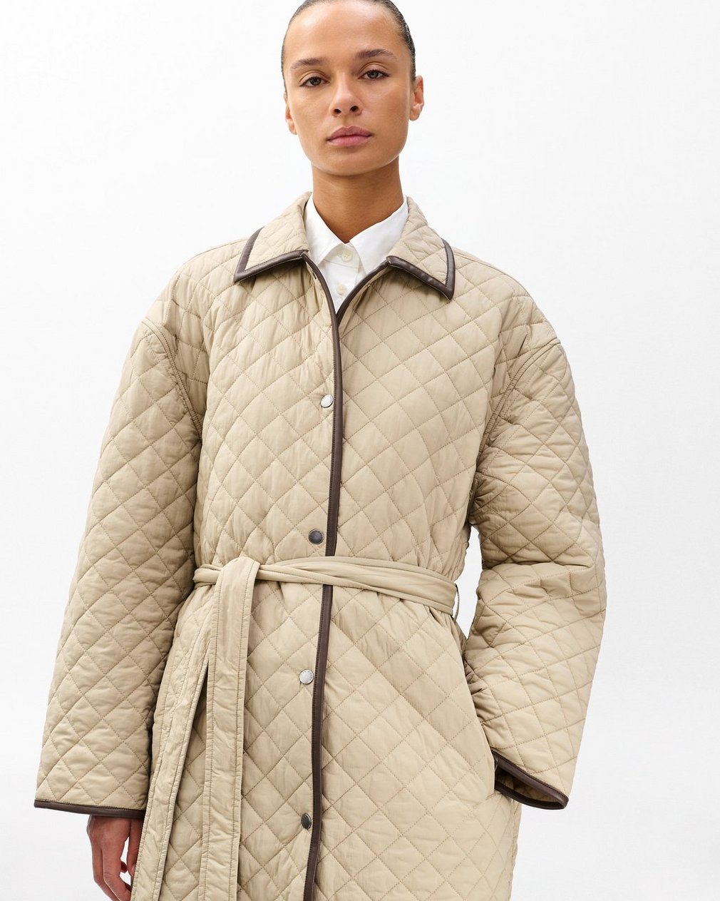 Kelly Quilted Jacket - Tan