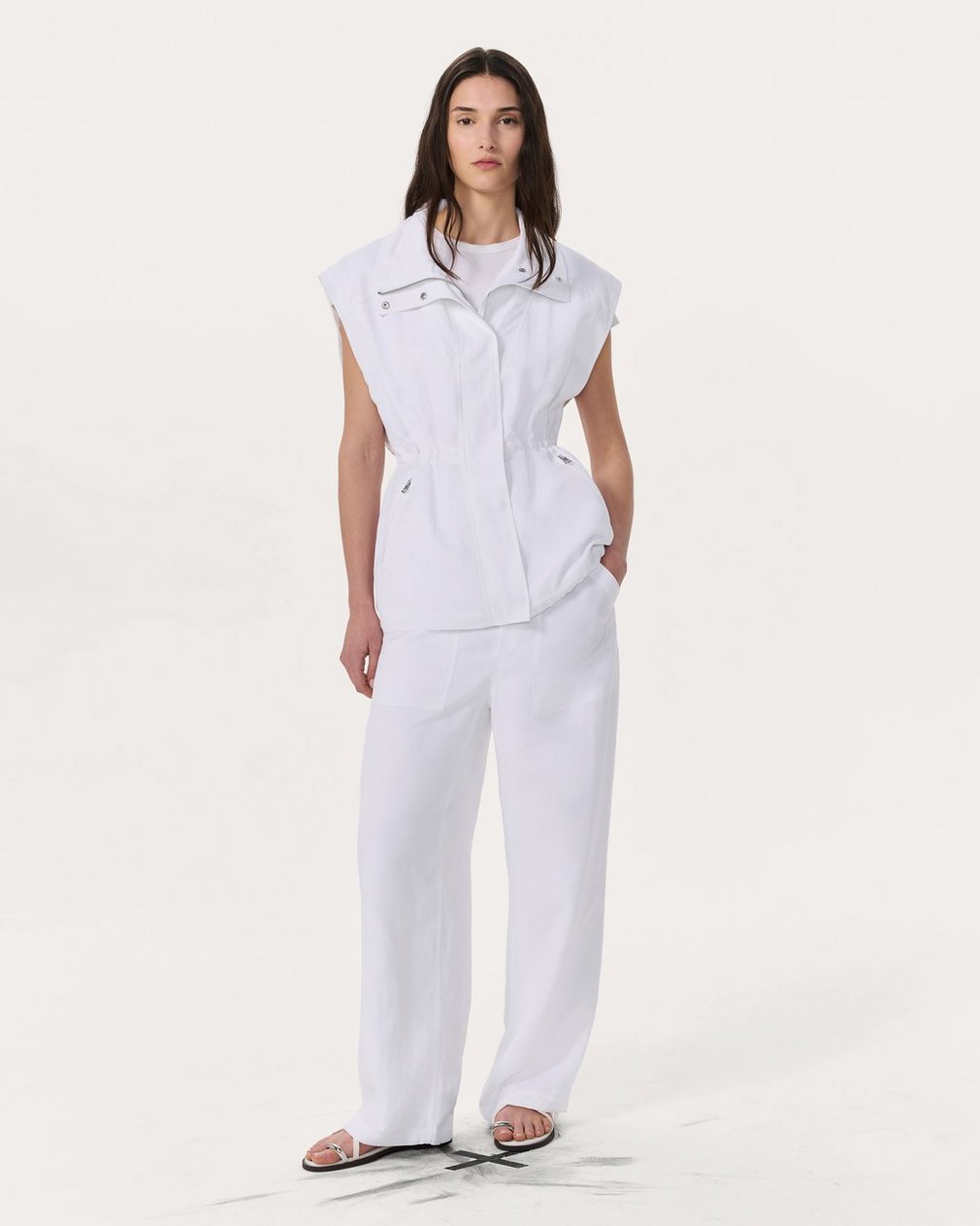 Monica Vest - White