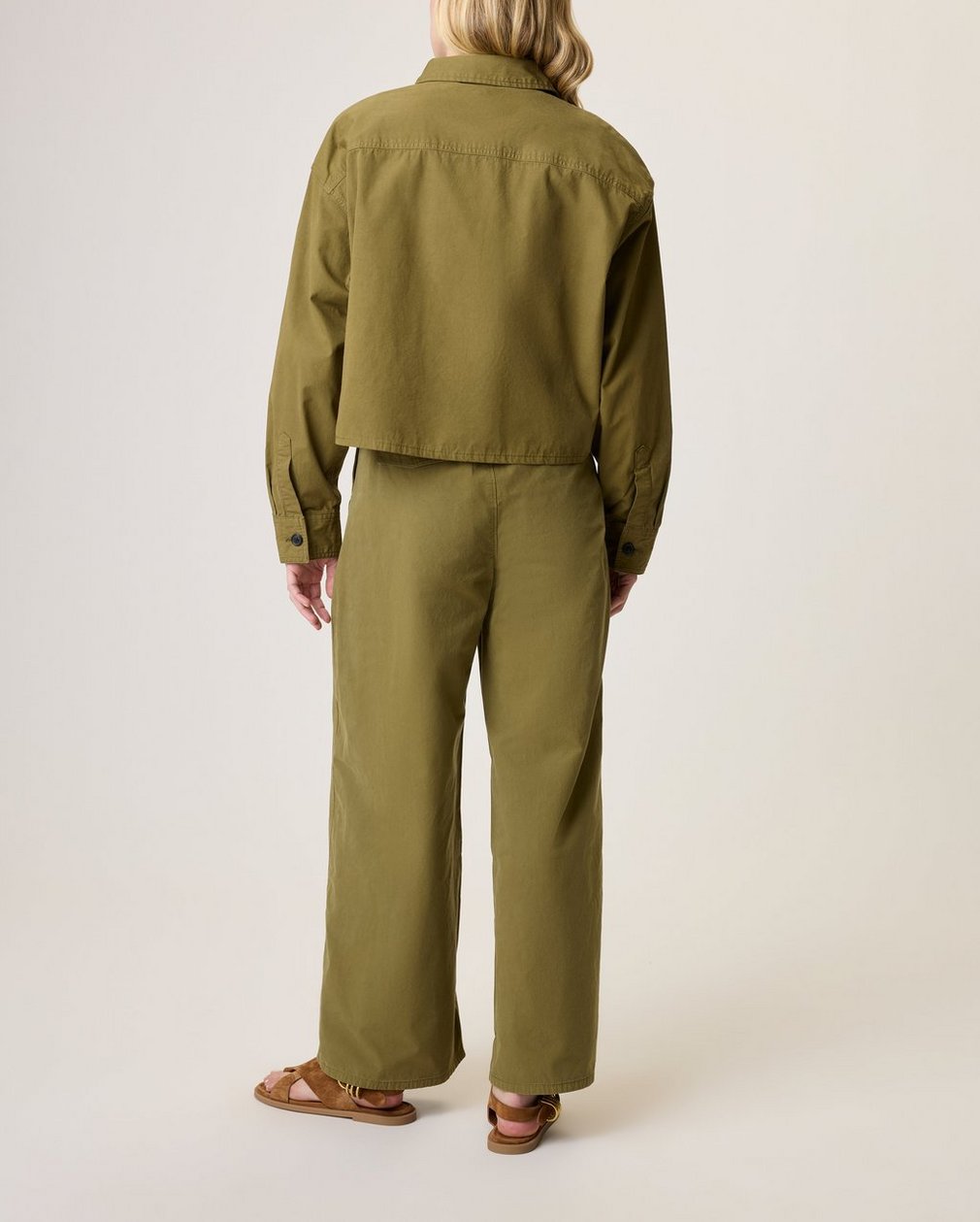Ramona Shirt Jacket - Army Green / Green
