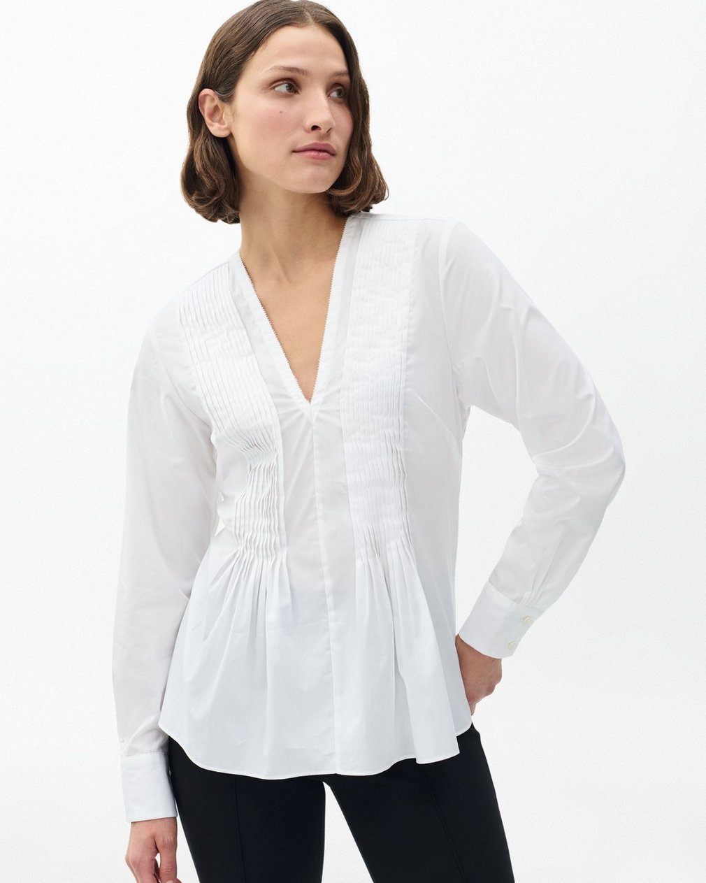 Asher Cotton Top - White