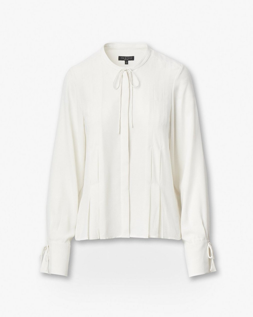 Arden Pleated Blouse - Ivory