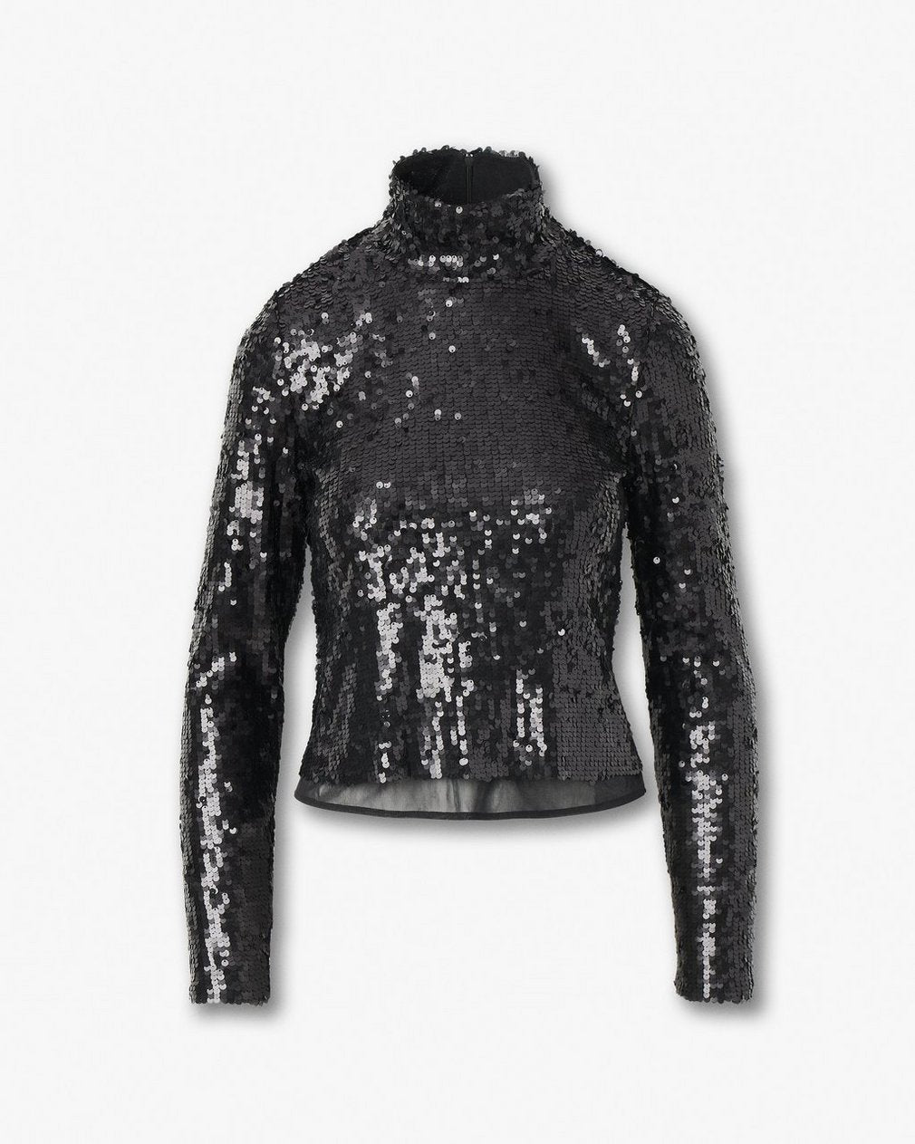 Lucy Sequined Turtleneck - Black