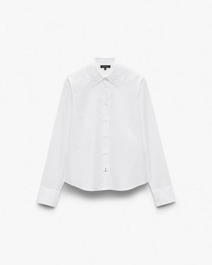 Dayton Poplin Shirt - White
