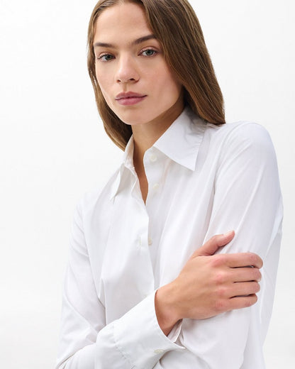 Dayton Poplin Shirt - White
